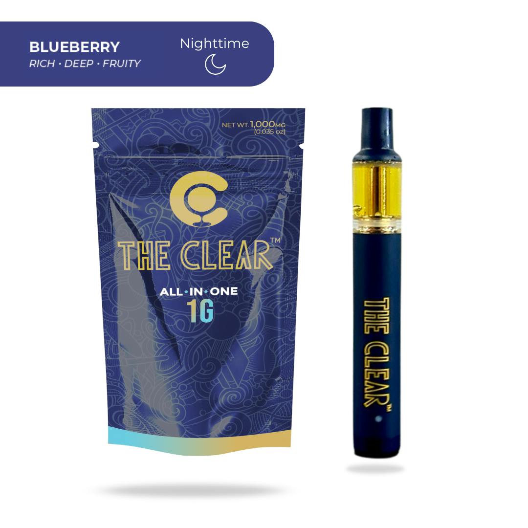 Blueberry The CLEAR AIO 1g, Dark Horse