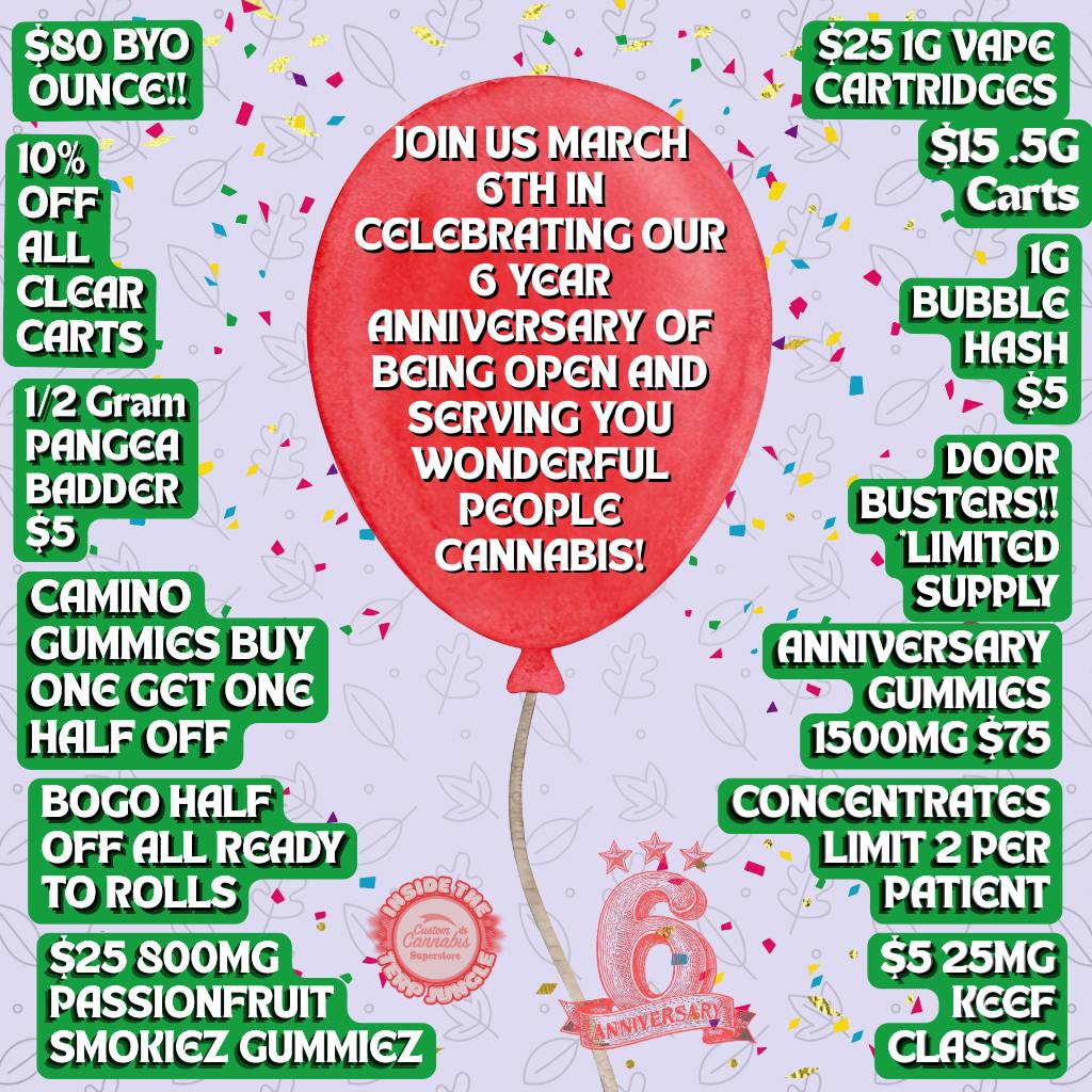 Custom Canniversary/Gummies March 6th Drop!