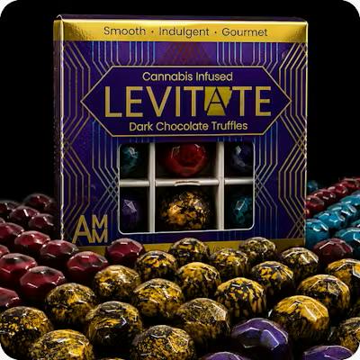 Levitate Dark Chocolate Truffles 90mg, RVR