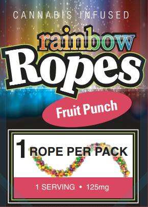 125MG Rainbow Rope - Fruit Punch