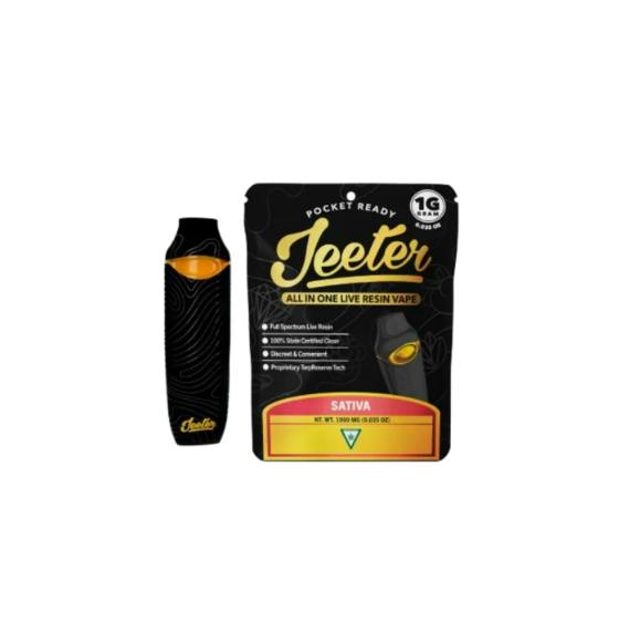 Jeeter | Amnesia Haze | Live Resin Disposable | 1g