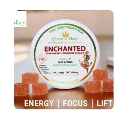 QUEEN MARY - ROSIN GUMMIES 10PK [100MG] ENCHANTED
