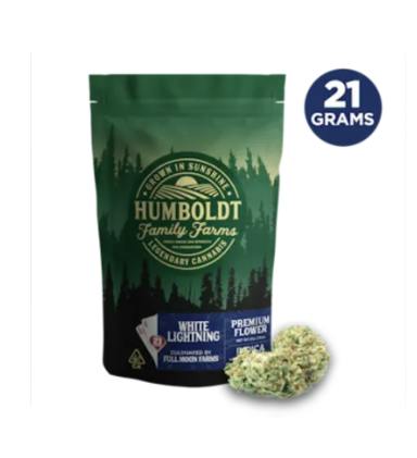 HUMBOLDT FAMILY FARMS - FLOWER [21G] WHITE LIGHTNING