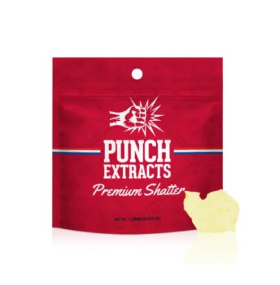 Punch Extracts: Bho Shatter Blue Vapor