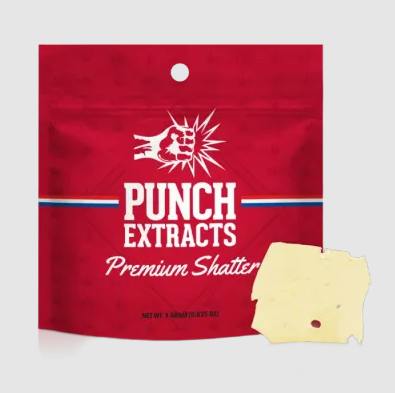 Punch Extracts: Bho Shatter Lemon Cherry Vapor