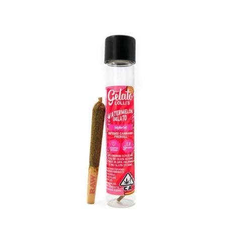 Watermelon Gelato | Lolli's Infused Joint | 1.2g