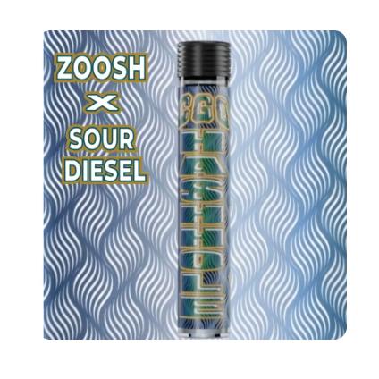 CGO - HASH HOLE INFUSED PREROLL [1.6G] ZOOSH X SOUR DIESEL