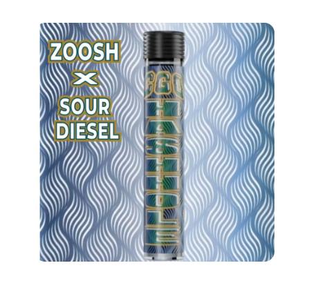 CGO - HASH HOLE INFUSED PREROLL [1.6G] ZOOSH X SOUR DIESEL