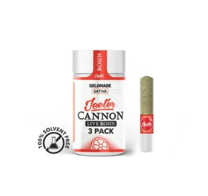 JEETER - LIVE ROSIN BABY CANNON INFUSED PREROLL 3PK [1.5G] GELONADE