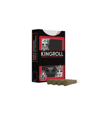 KINGPEN - KINGROLL JUNIOR INFUSED PREROLL 4PK [3G] BLUEBERRY PANCAKES X BLUEBERRY Z
