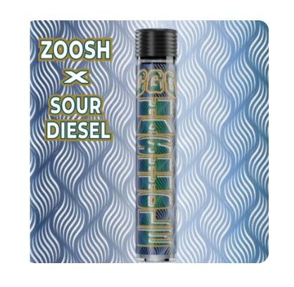 CGO - HASH HOLE INFUSED PREROLL [1.6G] ZOOSH X SOUR DIESEL