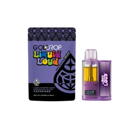 FLASH - GOLD DROP - LIQUID DIAMOND SAUCE READY TO USE VAPORIZER [1.5G] ELEVATE PINK RUNTZ X GELLO