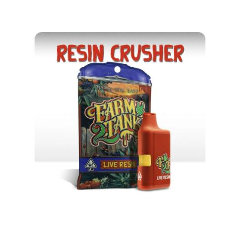 FARM2TANK - LIVE RESIN READY TO USE VAPORIZER [1G] RESIN CRUSHER