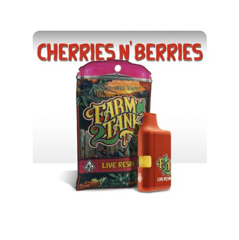 FARM2TANK - LIVE RESIN READY TO USE VAPORIZER [1G] CHERRIES N BERRIES