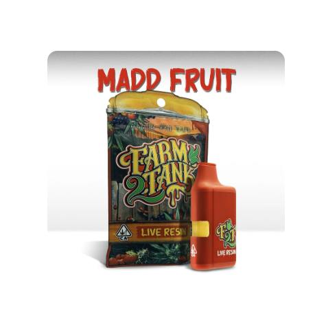 FARM2TANK - LIVE RESIN READY TO USE VAPORIZER [1G] MADD FRUITS