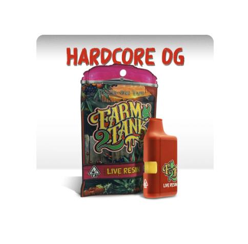 FARM2TANK - LIVE RESIN READY TO USE VAPORIZER [1G] HARDCORE OG