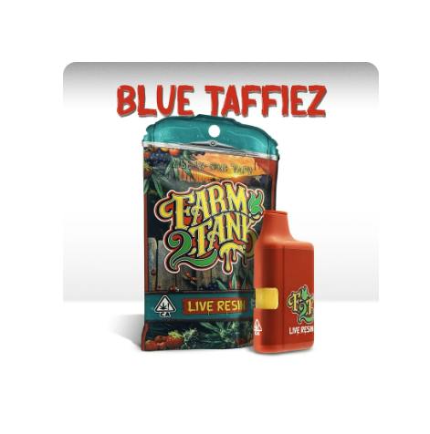 FARM2TANK - LIVE RESIN READY TO USE VAPORIZER [1G] BLUE TAFFIEZ