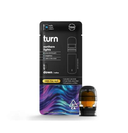 TURN - TURN DOWN LIVE RESIN POD [1G] NORTHERN LIGHTS