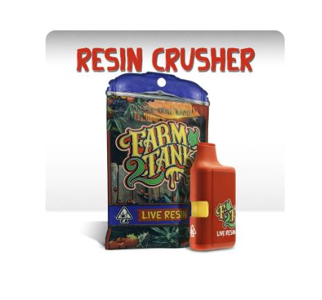 FARM2TANK - LIVE RESIN READY TO USE VAPORIZER [1G] RESIN CRUSHER