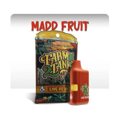 FARM2TANK - LIVE RESIN READY TO USE VAPORIZER [1G] MADD FRUITS