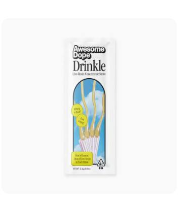 AWESOME DOPE - LIVE ROSIN STRAW [10MG] HYBRID