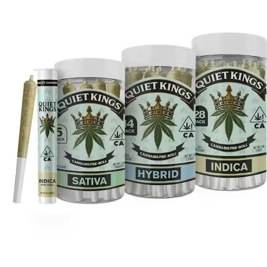 Quiet Kings | Grapefruit 28 PK Pre-Rolls | 27% (S) | 14G