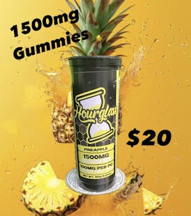 Pineapple 1500mg Gummies