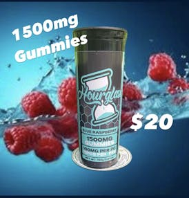 Blue Raspberry 1500mg Gummies
