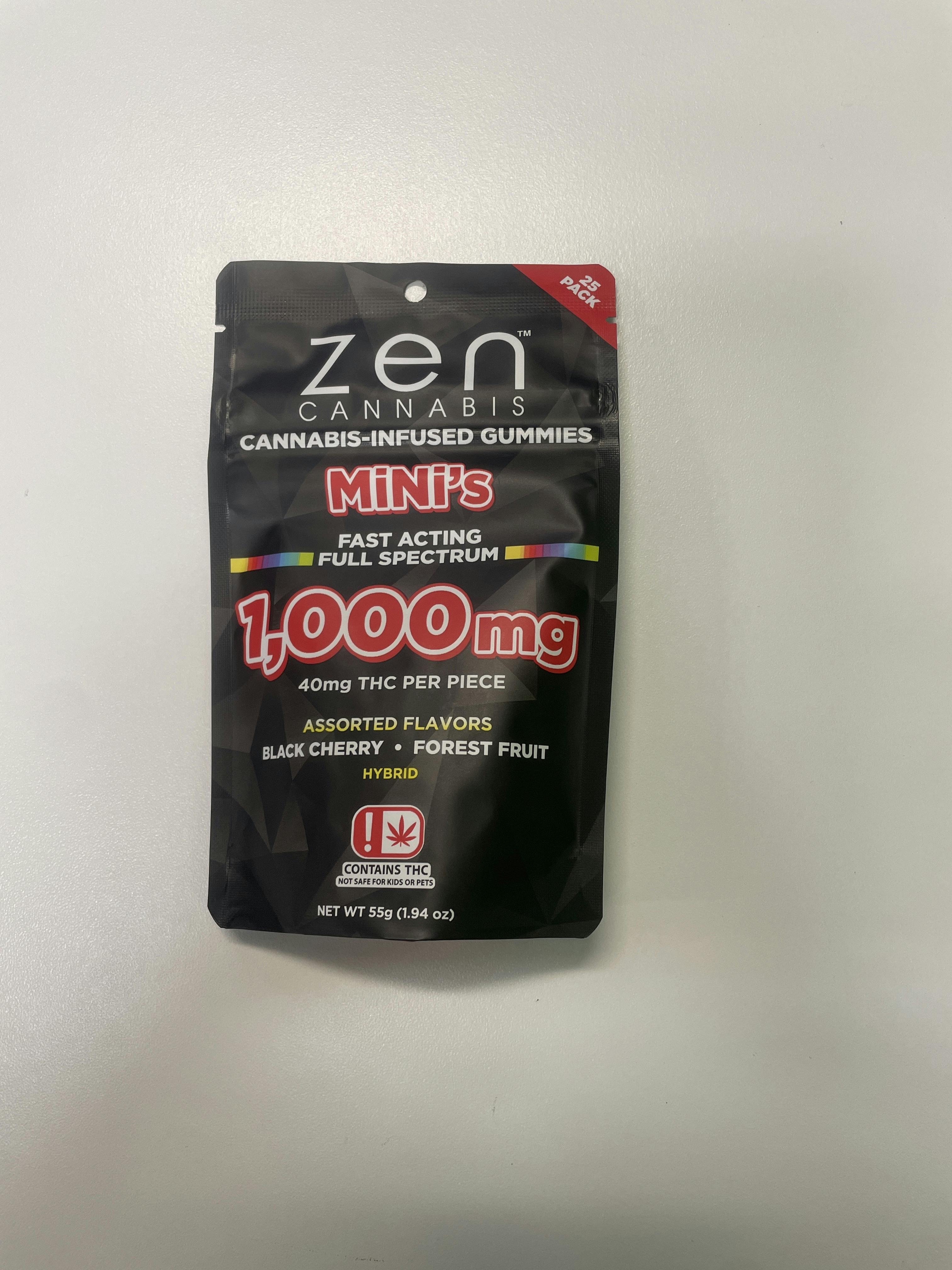 ZEN - Hybrid Mini Asstd Flavor 1000mg