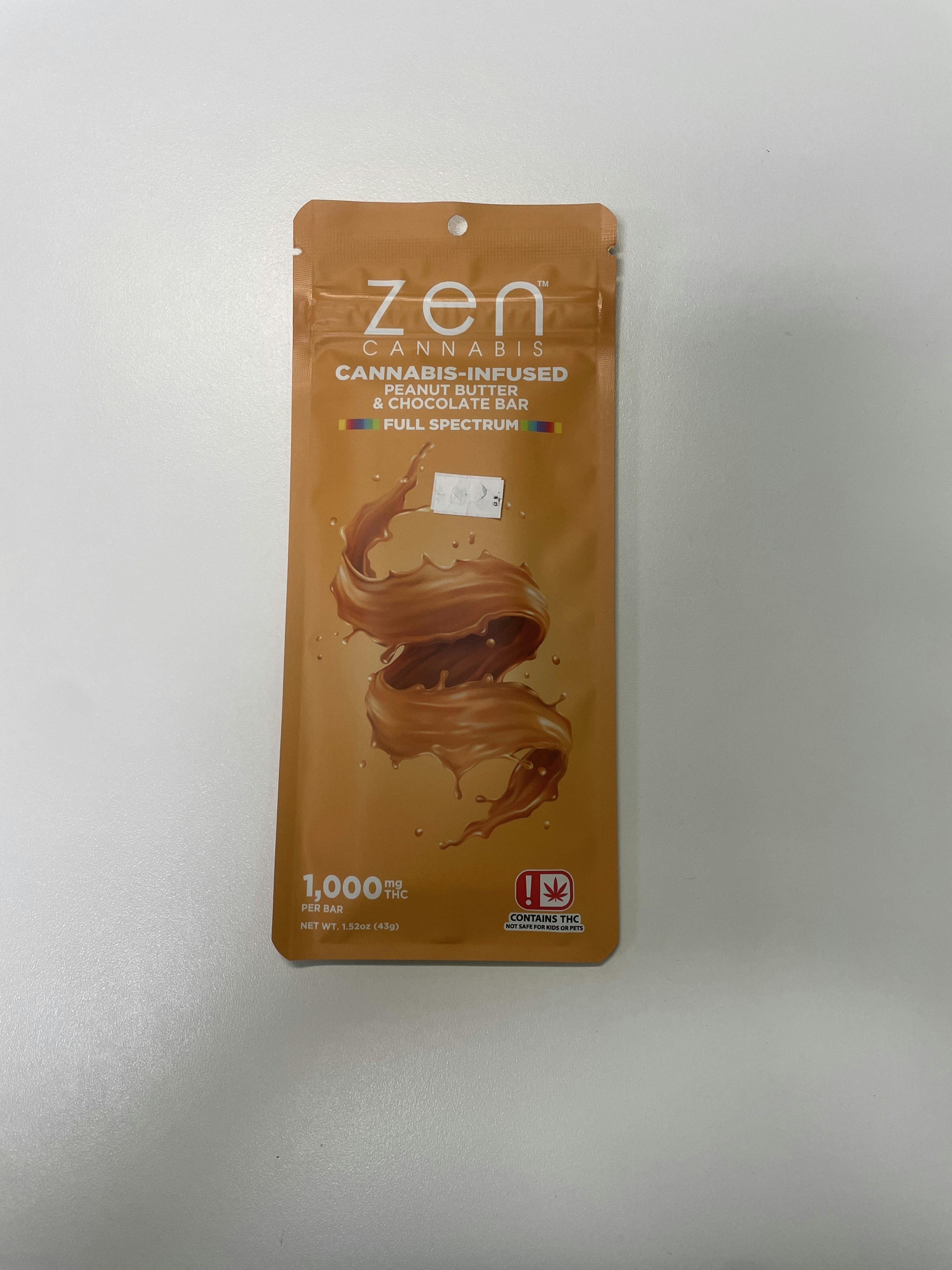 Peanut Butter & Chocolate Bar by Zen Cannabis