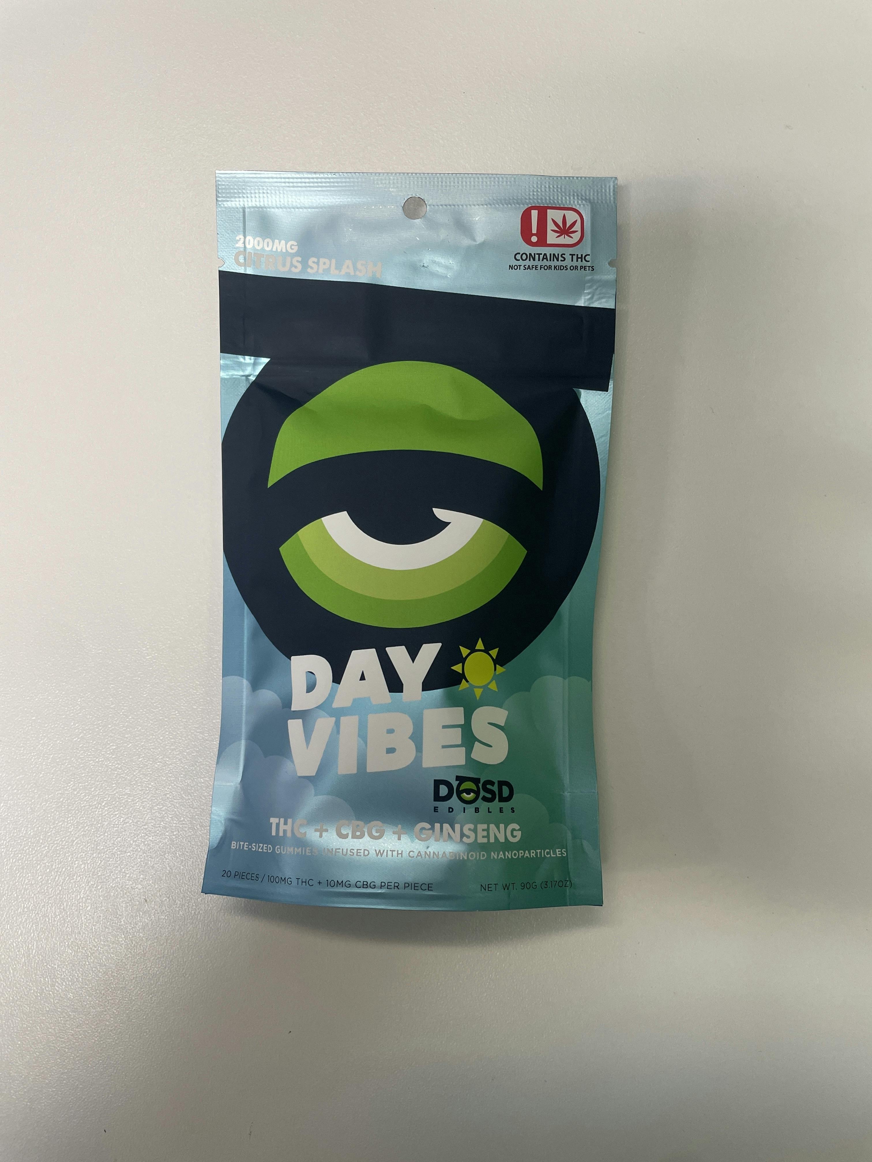 DOSD - Citrus Splash - 2000mg- DAY VIBES
