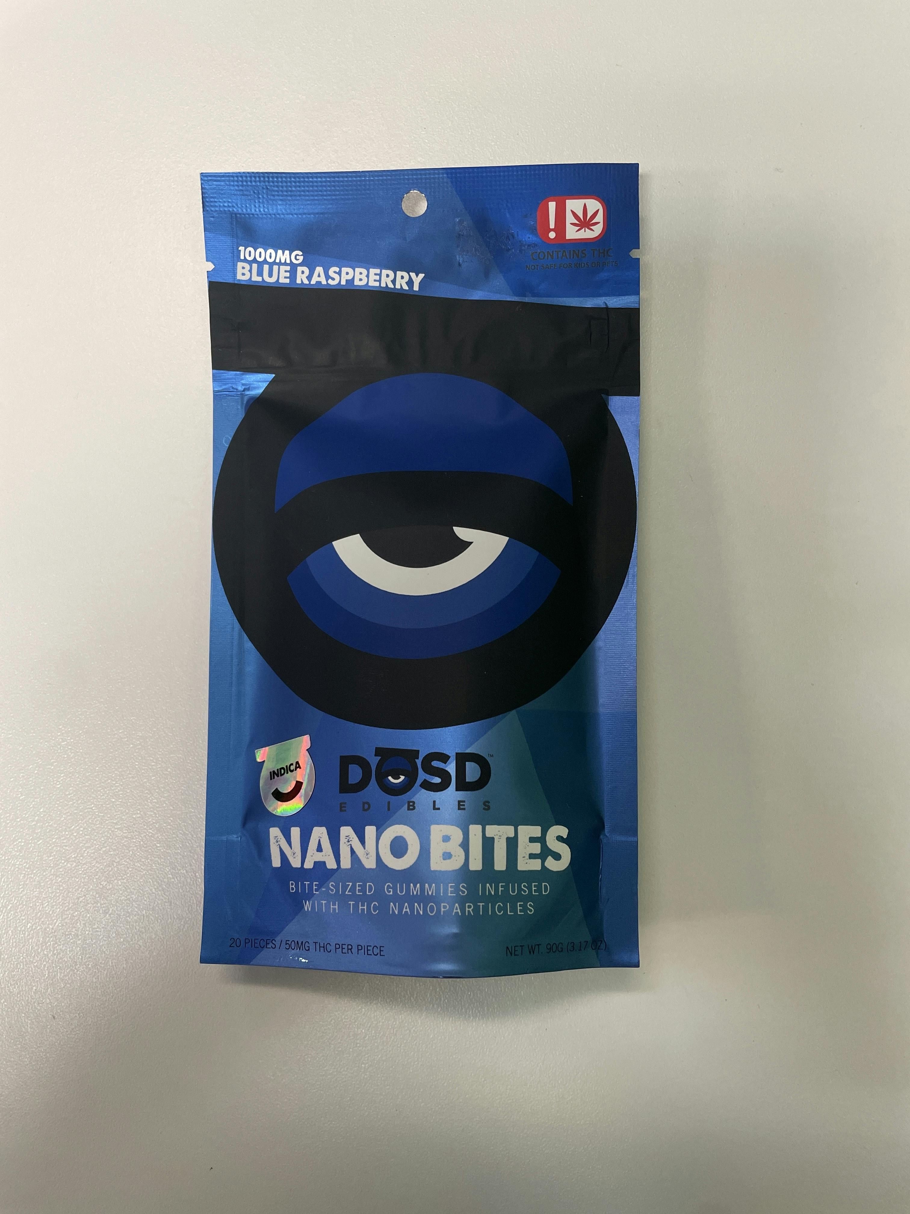 DOSD - Blue Raspberry Indica - 1000 mg