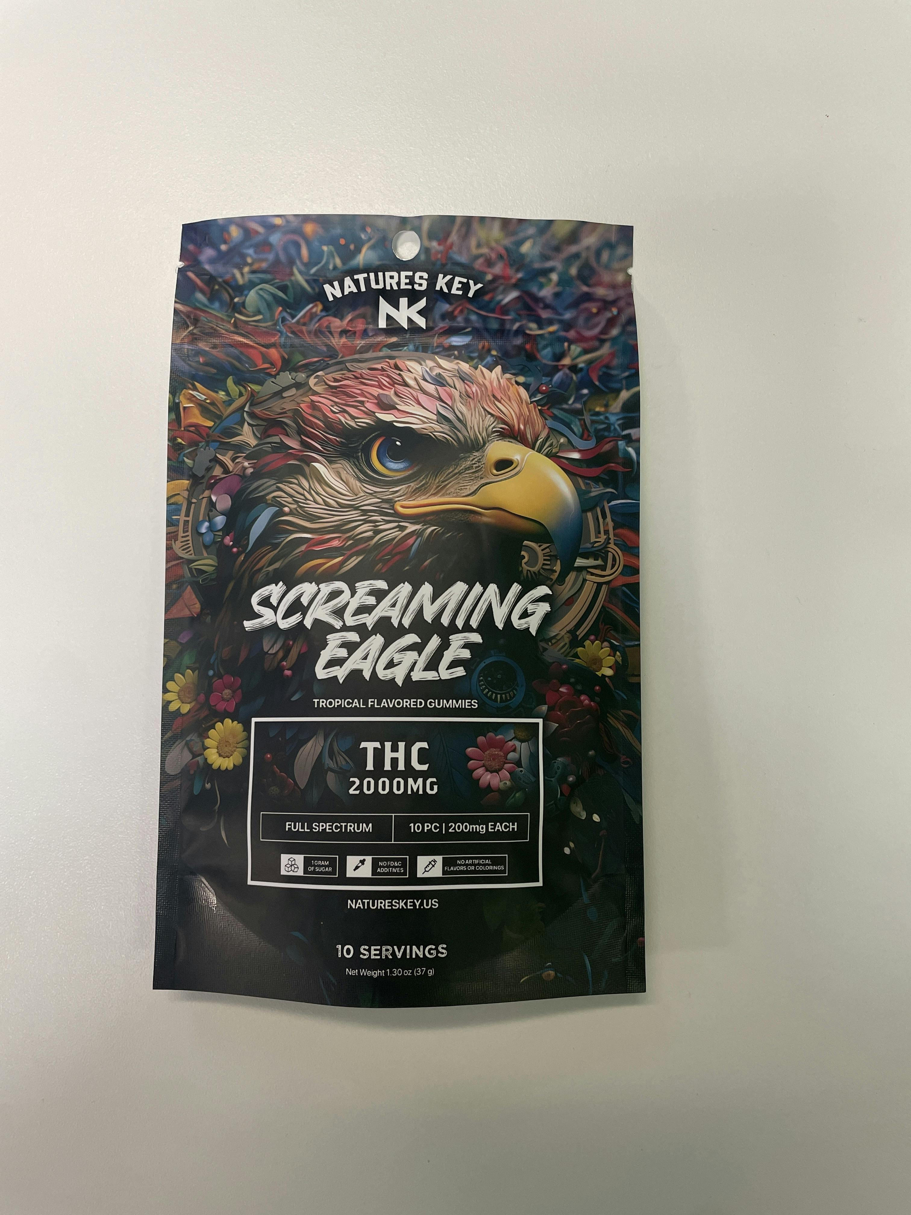 NATURES KEY-2,000mg THC Screamin Eagle - Tropical