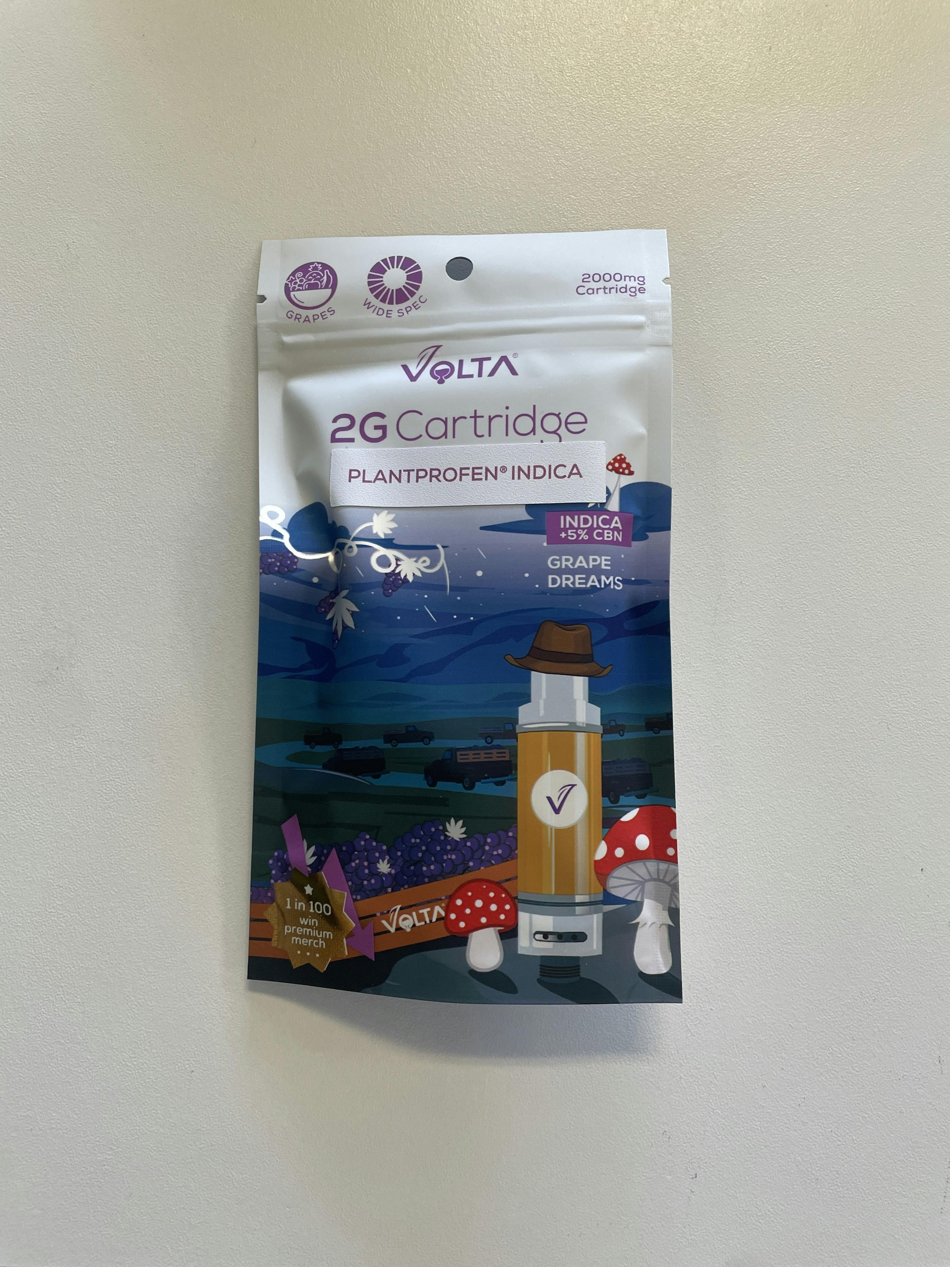 VOLTA VAPE-Live Resin Blend 2G 510 - Grape Dreams