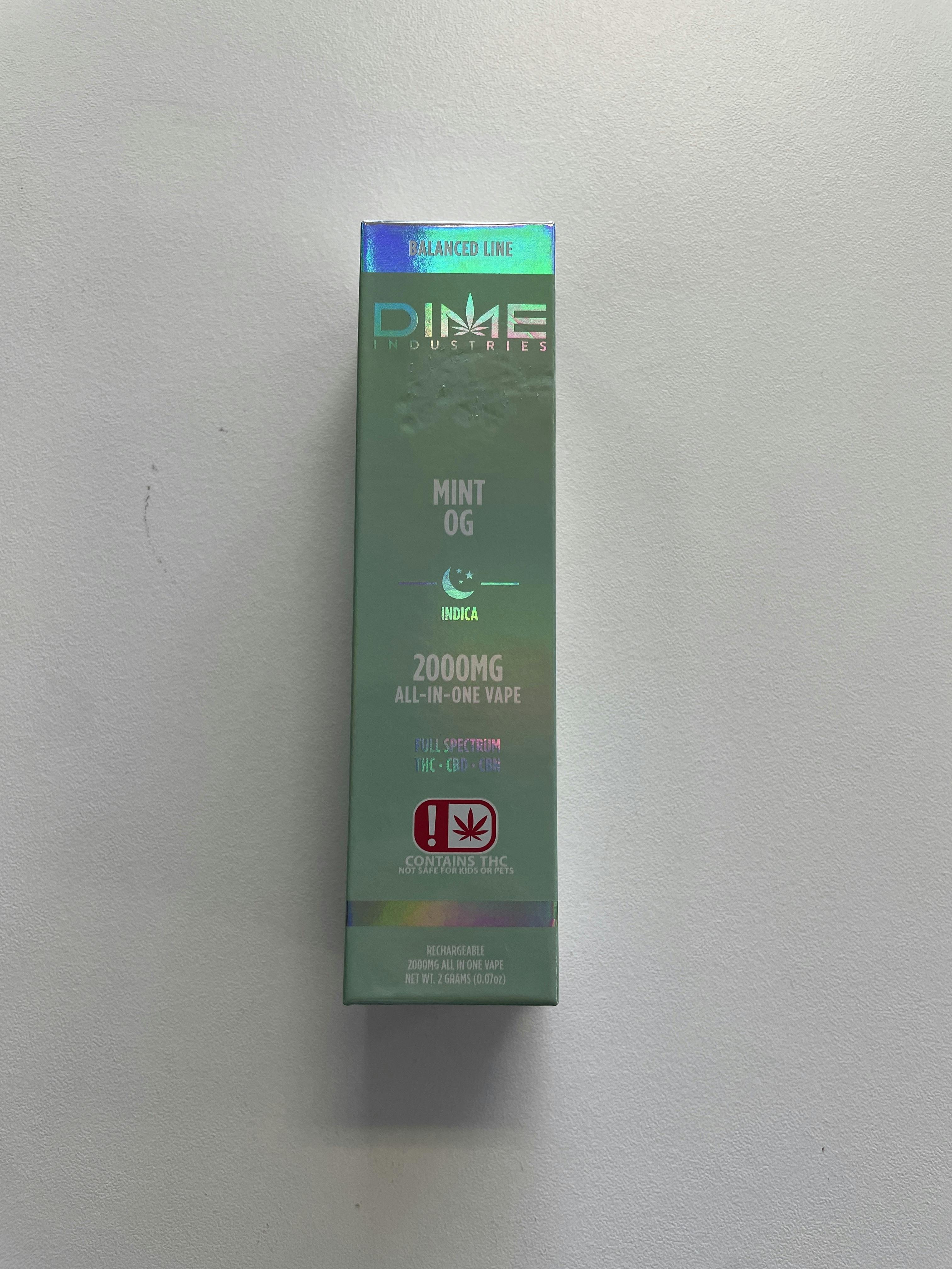 Dime - Balance Line - Mint OG cannabis product