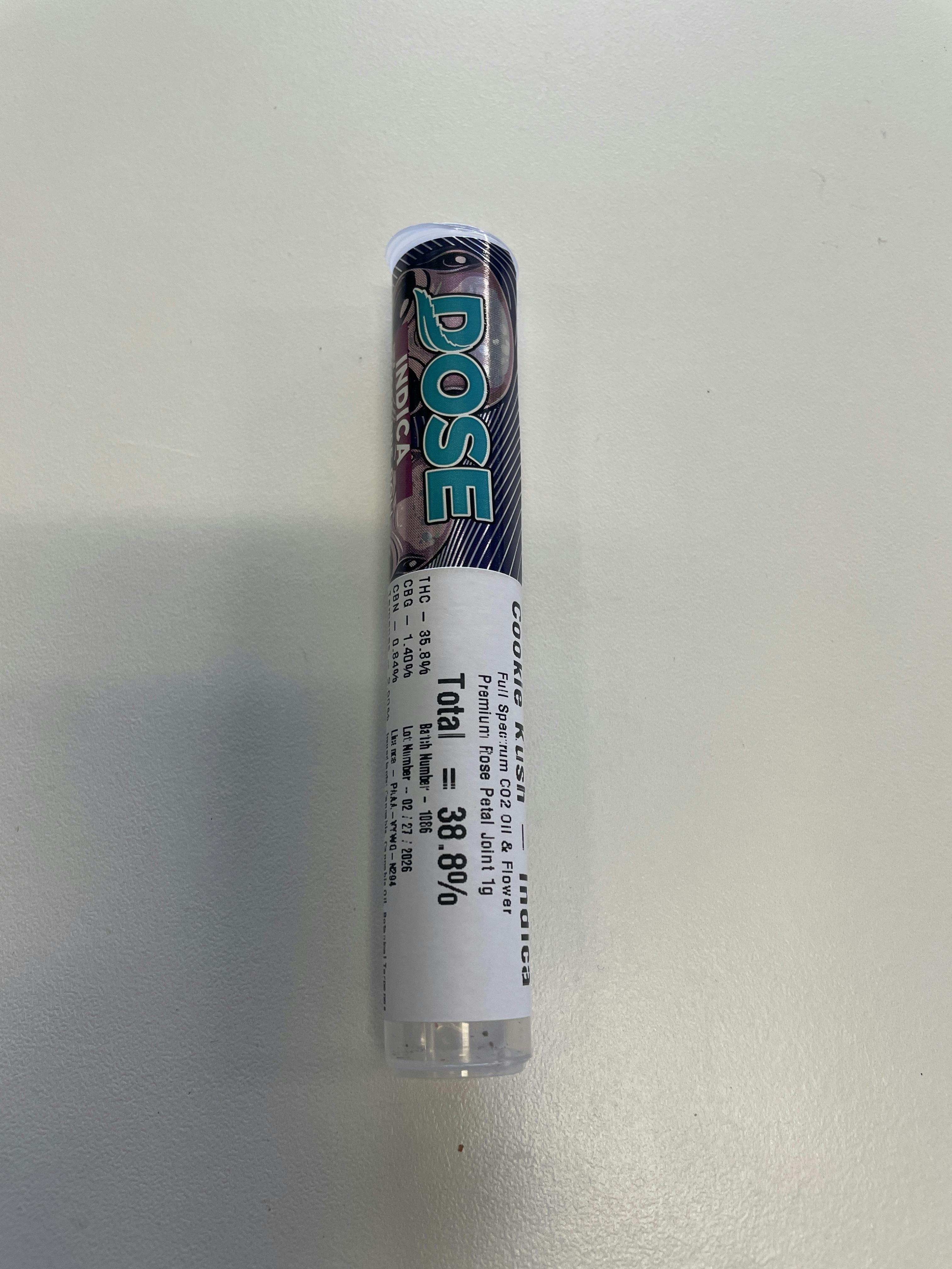 Dose -Cookie Kush 1g Rose Cone