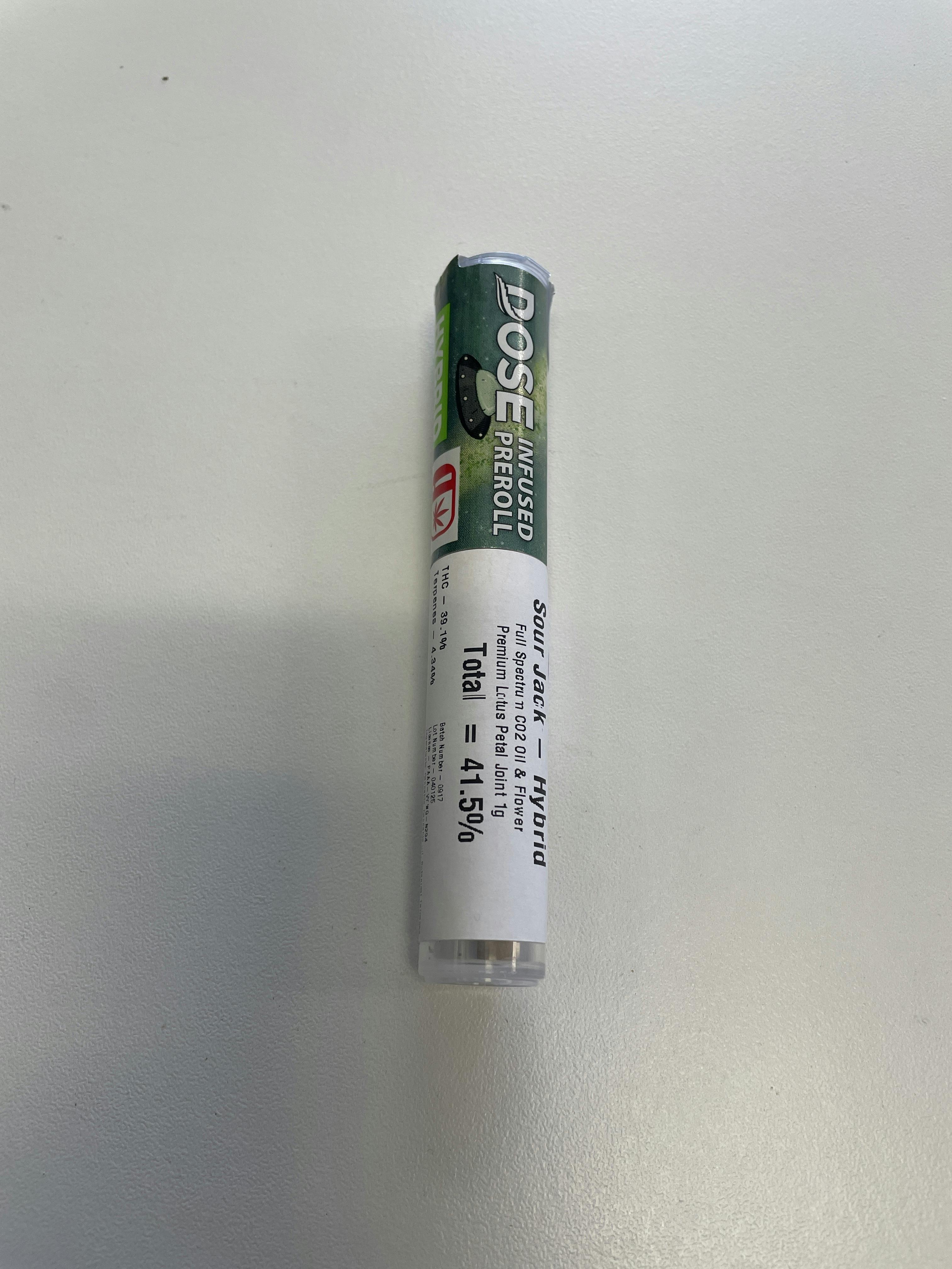 Dose -Sour Jack Premium Lotus Petal Joint 1g