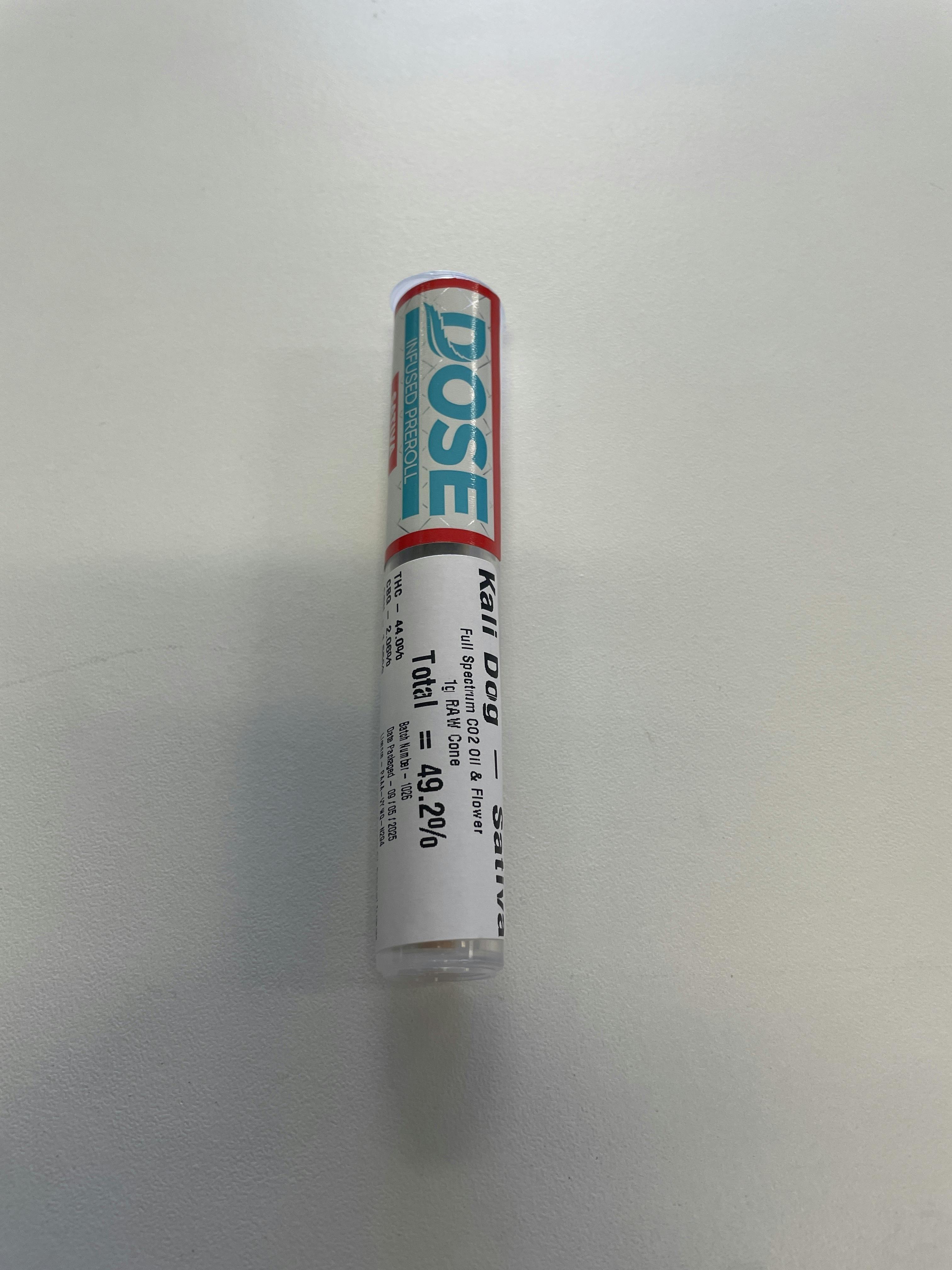 Dose -Kali Dog 1g RAW Cone