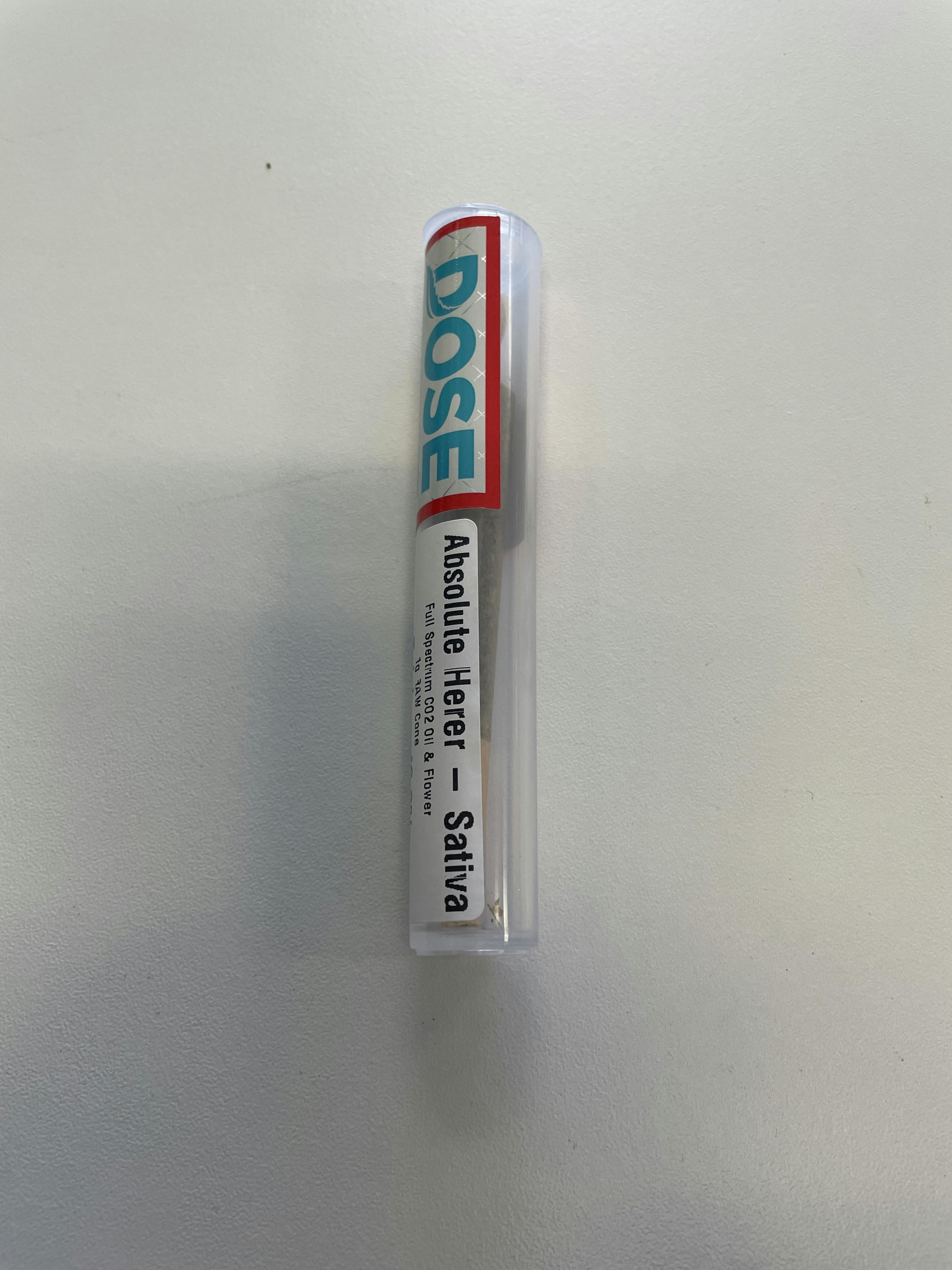 Dose -Absolute Herer 1g RAW Cone