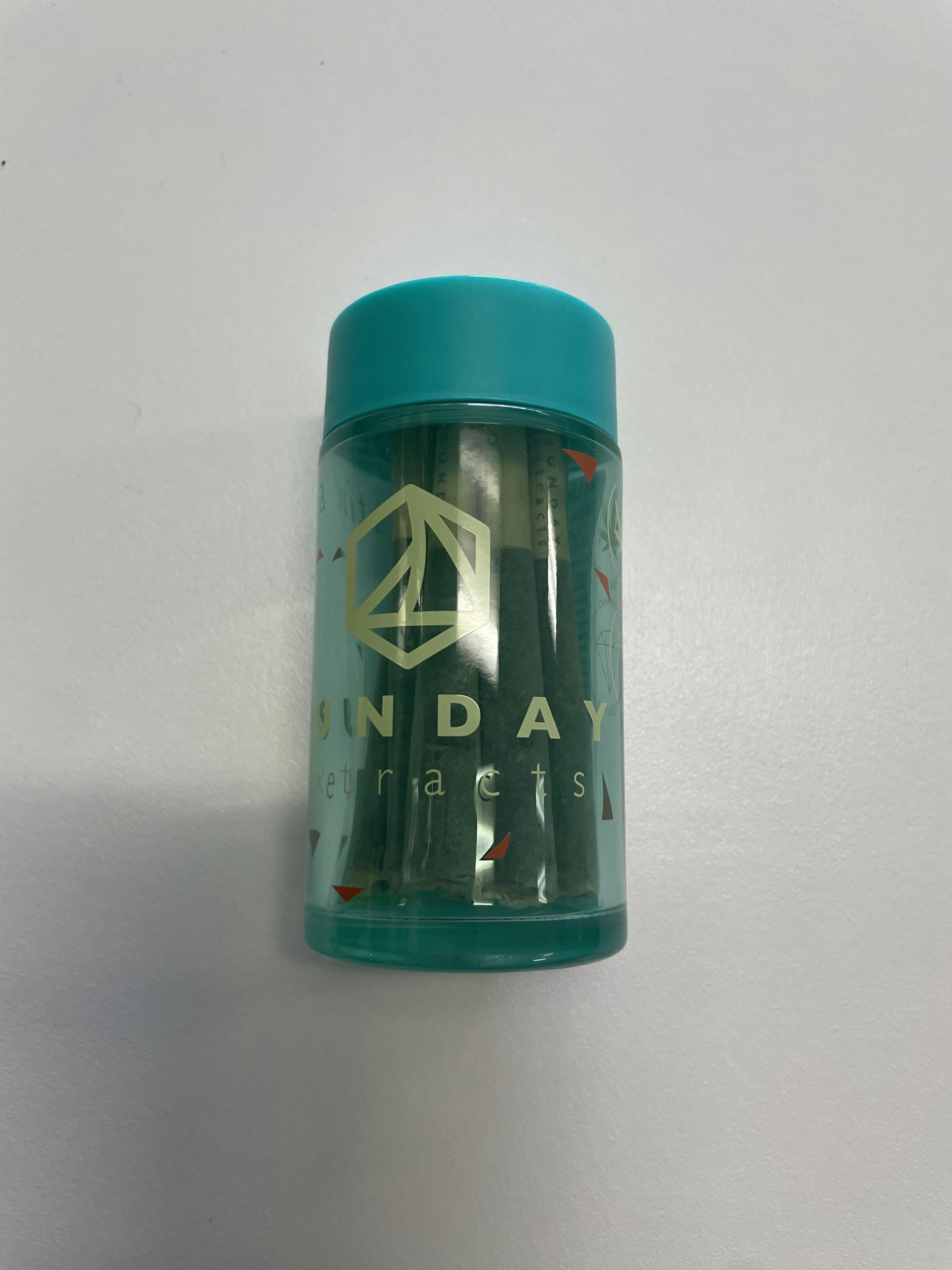 Guava Melon | Infused Joints | 0.75g each | 10pk by Sunday Extracts