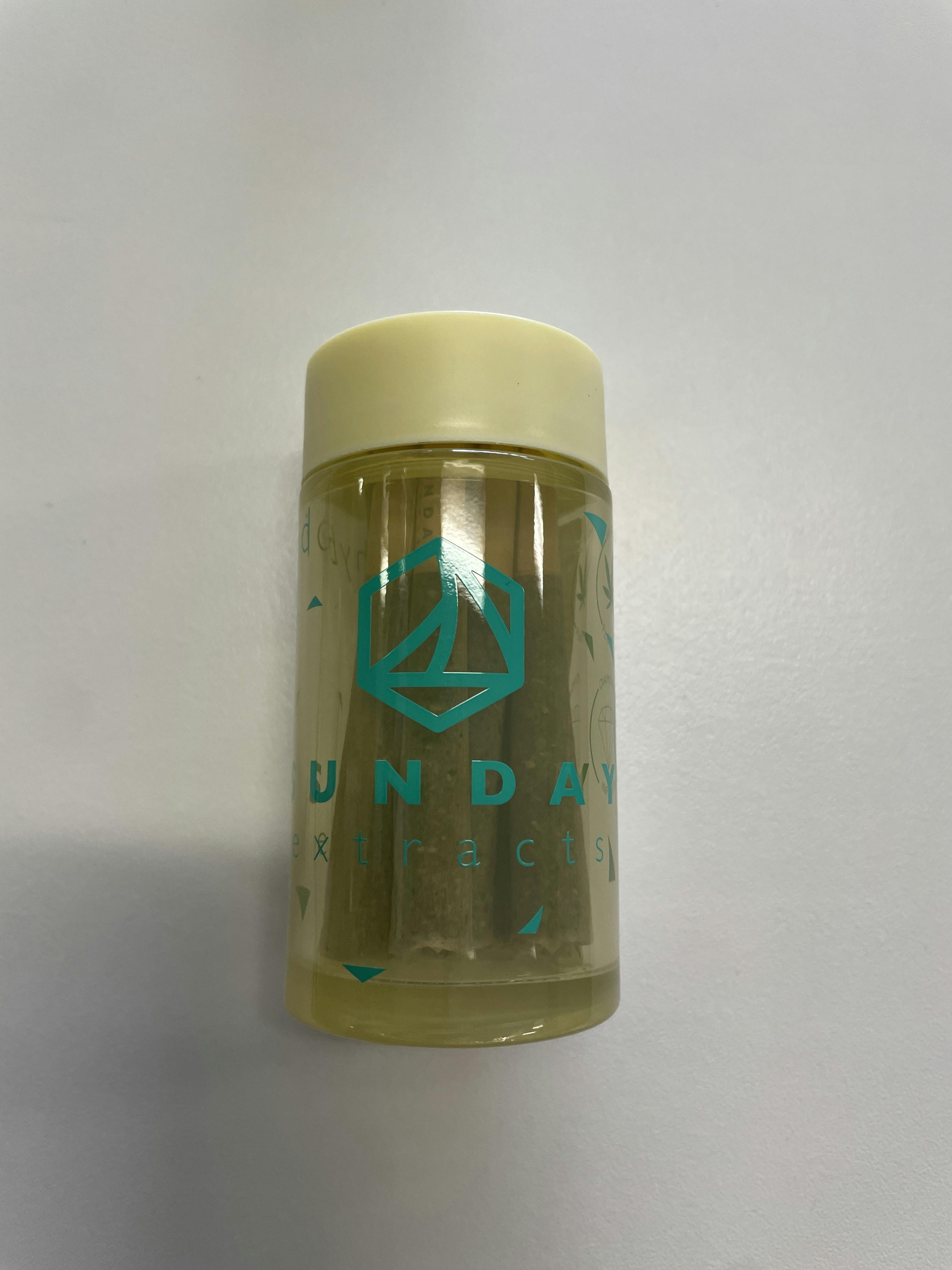10pk Jar- .75g - Diamond Infused Pre-Roll - Mimosa