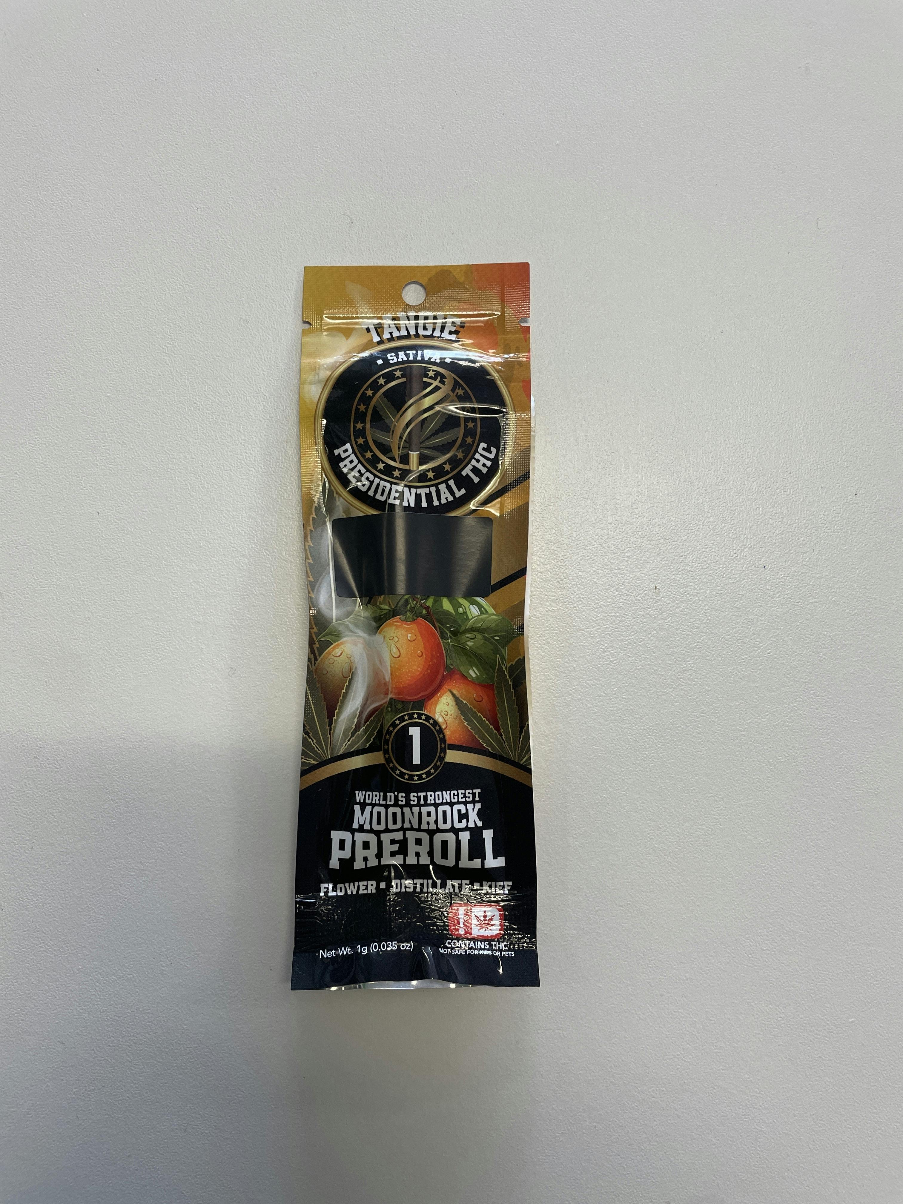 Tangie | Moon Rock Preroll Infused Joint | 1g by Presidential THC