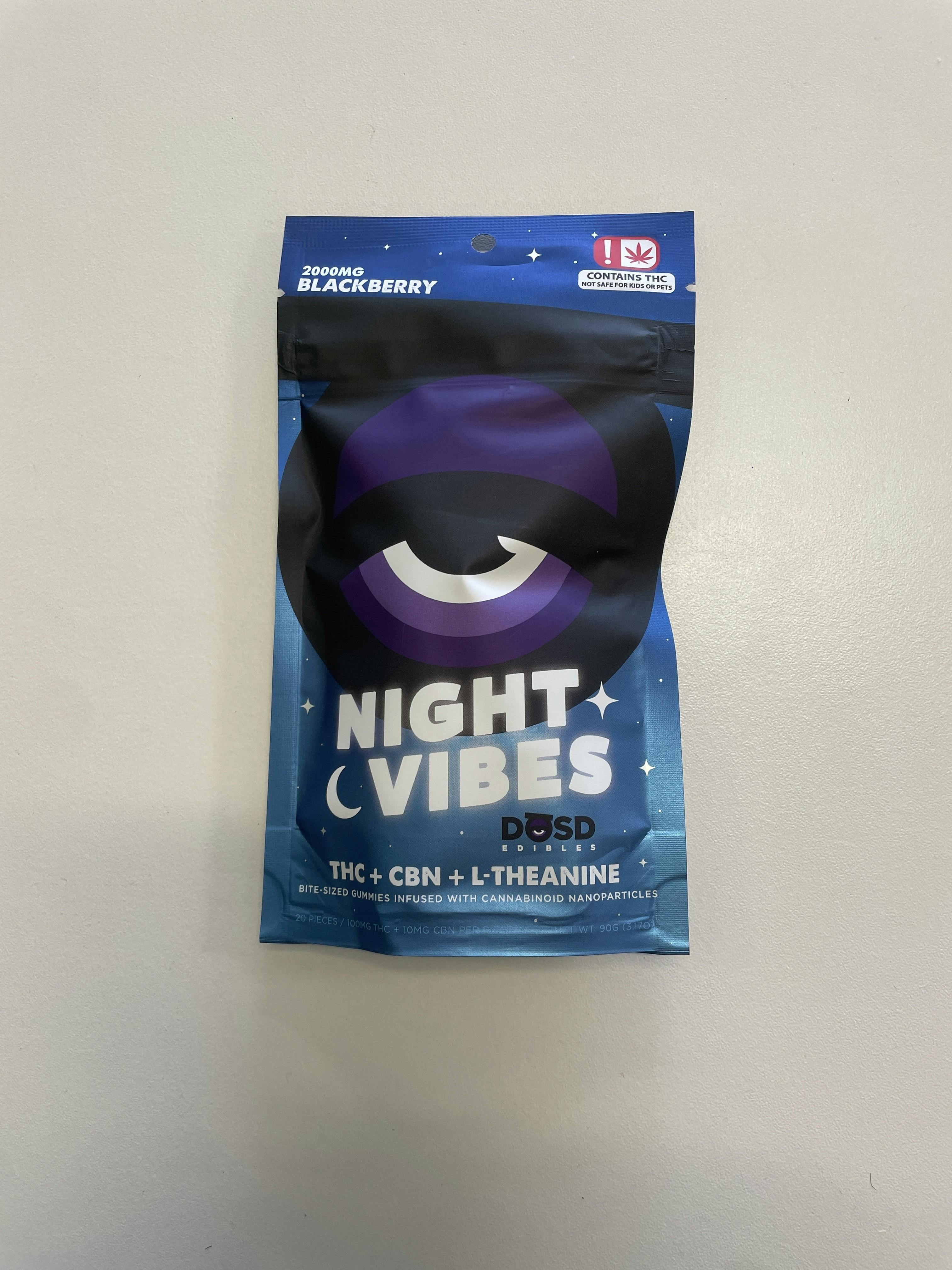 DOSD - Blackberry - 2000mg NIGHT VIBES - 05711