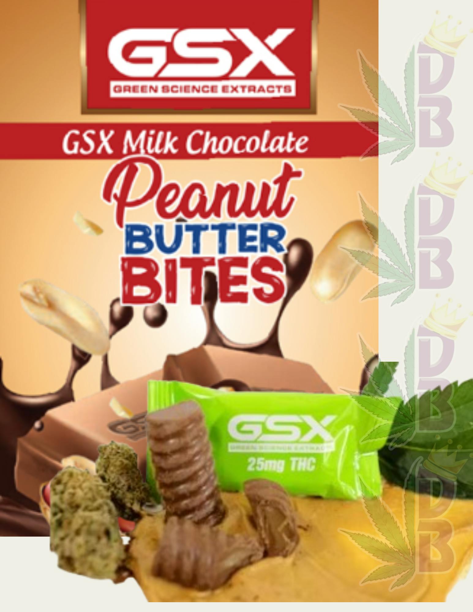 GSX | Peanut Butter Chocolates | 250mg by GSX