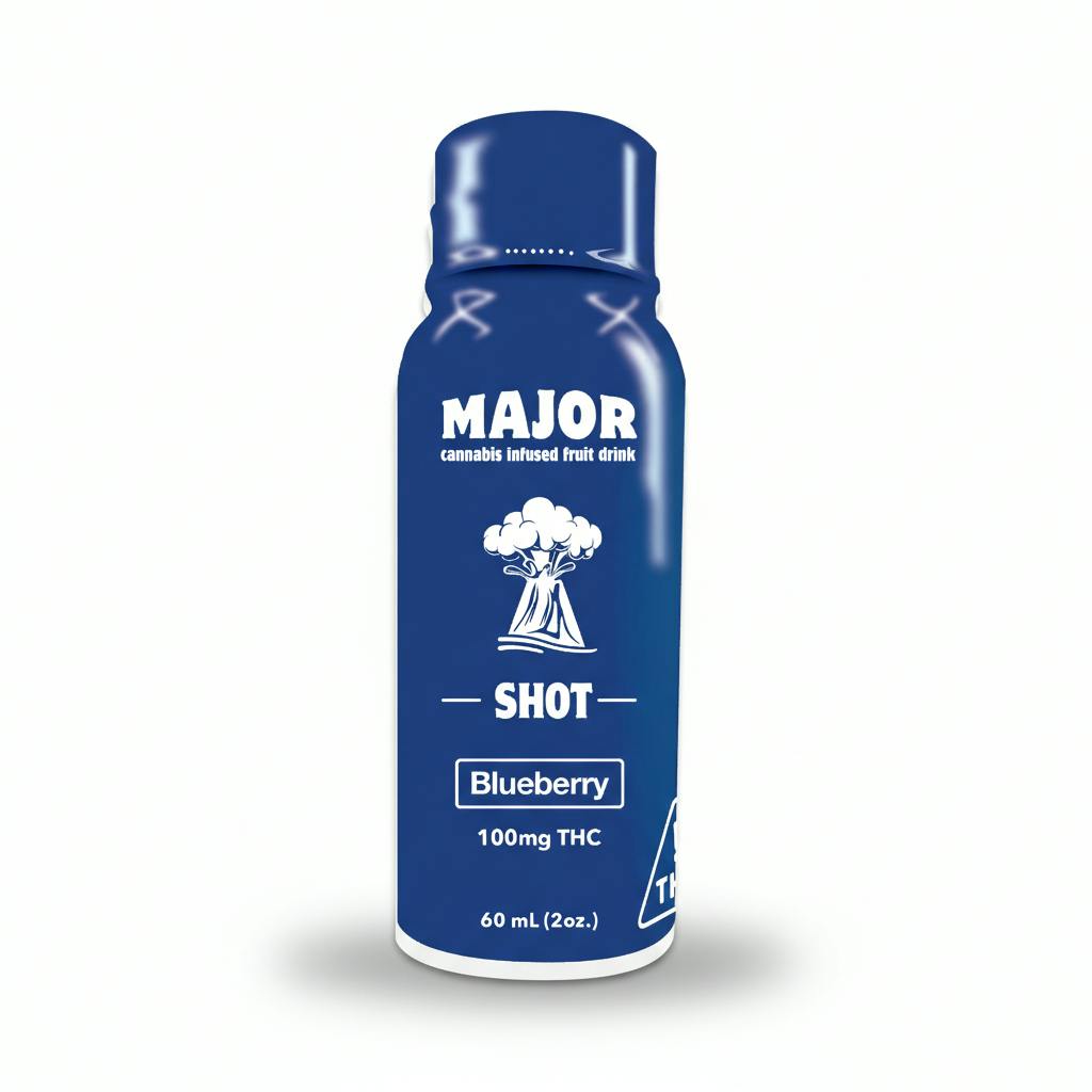 Major | Blueberry Shot | 100mg | 6.7oz