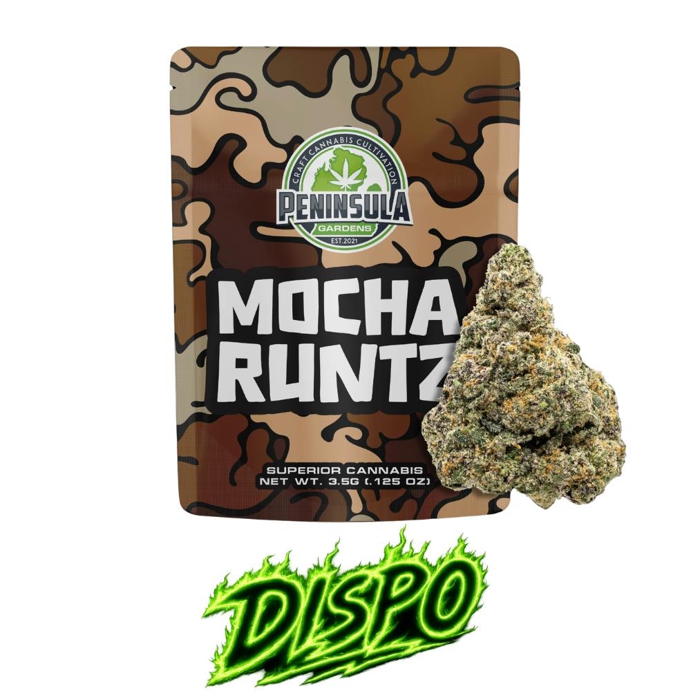 Peninsula Gardens | Mocha Runtz | Big Buds | 3.5g by Peninsula Gardens