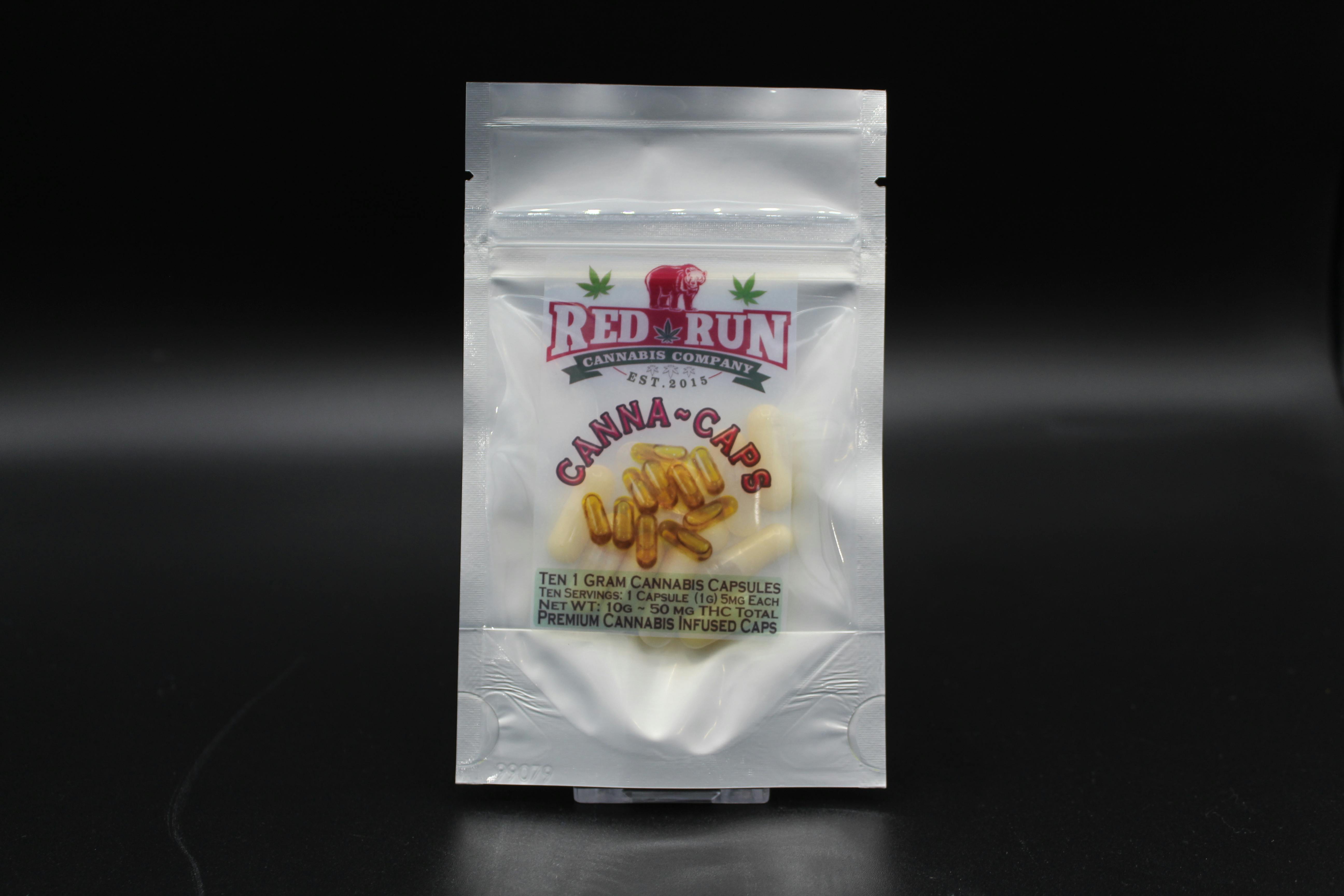 Canna Caps | 100mg THC | by Red Run