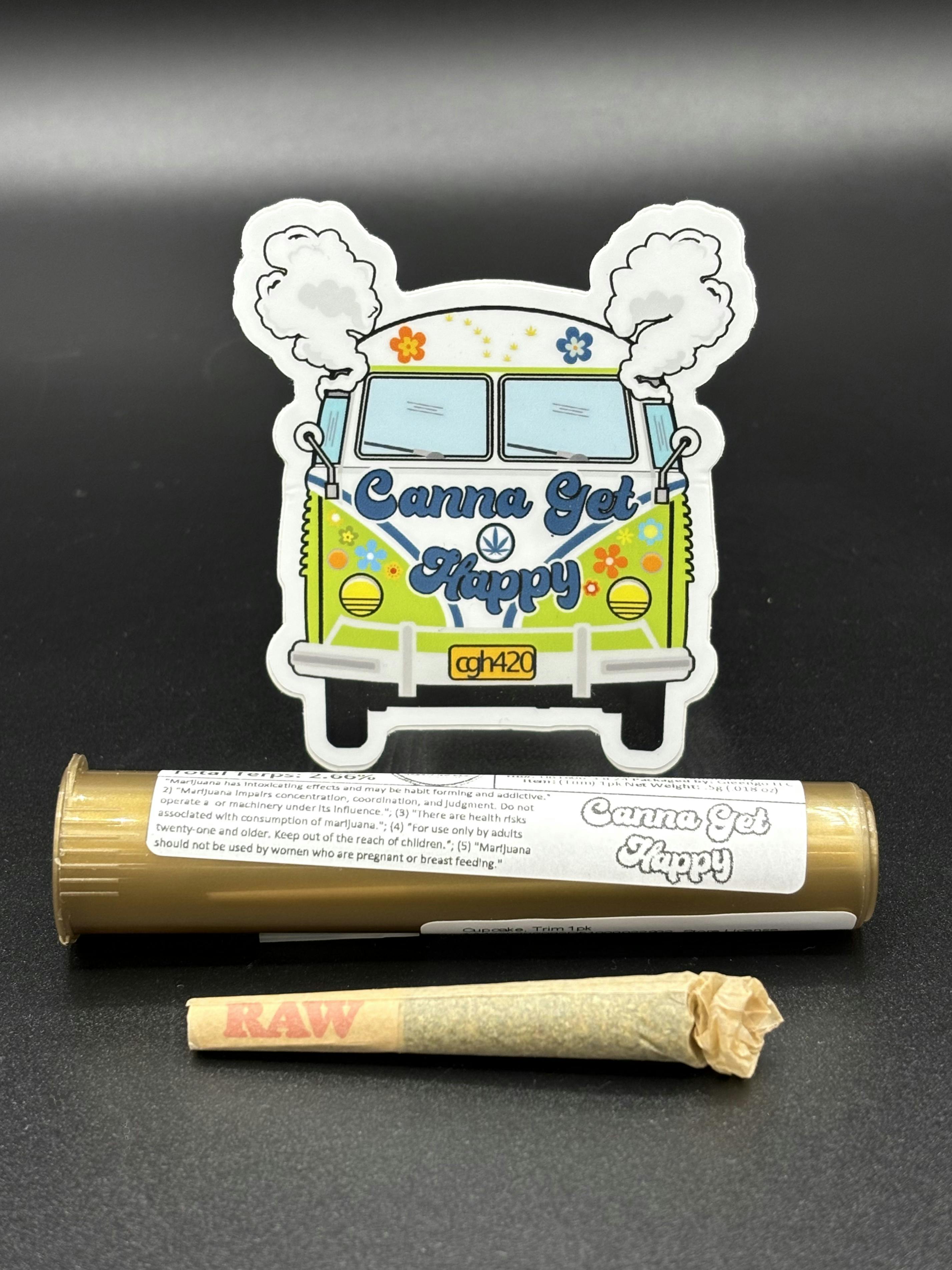 Super Boof .5g Trim Pre-rolls at Canna Get Happy