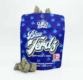 BLUE TERDZ - CLOUT KING - THC: 25.17% TERPS: 1.510%