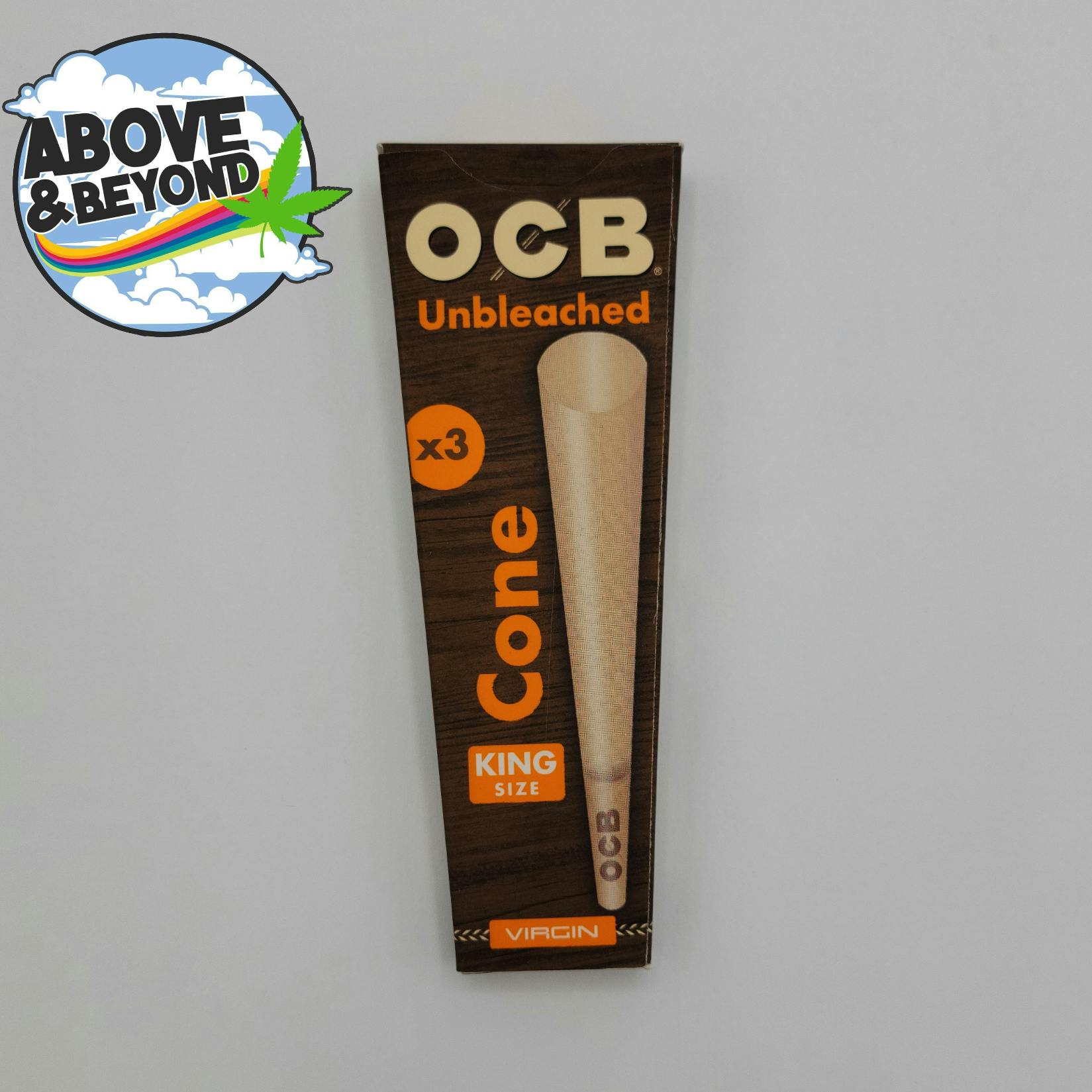 Ocb Unbleached King Cones 3ct